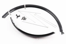 Крила пластмасові 26" MTB довгі, чорні