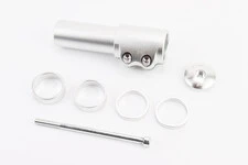 Подовжувач штока вилки 1 1/8” (28.6 мм)х117мм, алюмінієвий, сірий HR-117