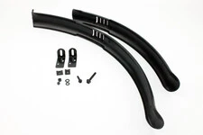 Крила пластмасові 26" MTB довгі, чорні SMG-613