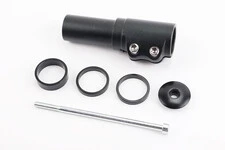 Подовжувач штока вилки 1 1/8” (28.6 мм)х120мм, алюмінієвий, чорний KL-4025