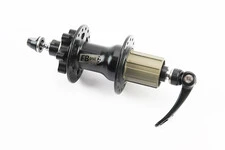 Втулка задня MTB алюмінієва 14Gx32H під касету 8-11зв, Disk-brake, 4 пром-підшипники 6001 2RS, кріпл. ексцентрик, чорна FB-A292В