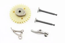 Клапан впускний (h-43,9; D-13,5; d-4), випускний (h-43,9; D-12; d-4) к-кт 139F - 4Т + шестерня розподільного вала + коромисла к-кт