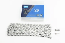 Ланцюг приводний 1/2х11/128х116L 9 швидкостей, сріблястий X9 EPT