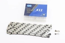 Ланцюг приводний 1/2х11/128х118L 11 швидкостей, сріблясто-чорна X11