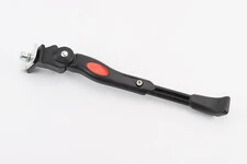 Підніжка бокова центральна телескопічна для 24"-28", алюмінієва, чорна HS-004