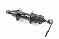 Втулка задня MTB алюмінієва 14Gx36H під касету 8-10зв, V-brake, кріпл. ексцентрик, чорна KT-W5ER