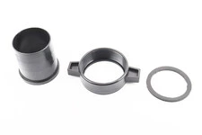 Перехідник мотопомпи з фланця на шланг, пластмаса к-кт 3шт, 3"(74mm)