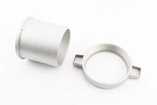 Перехідник мотопомпи з фланця на шланг, алюміній к-кт 2шт, 4" (D-100mm)