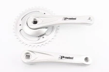 Шатуни "квадрат" 170мм, 38T (1/8") CITY, алюмінієві, сірі NEXUS PRO-A38