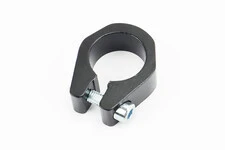 Затискач (хомут) труби сидіння MTB 25,4мм, алюмінієвий, чорний