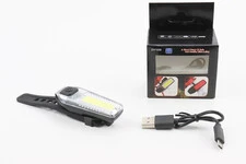 Ліхтар передній 12 діодів 120 lumen, Li-ion 3.7V 300mAh зарядка від USB, вологозахисний, ZH1608