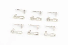 Замок ланцюга MTB 8зв. на блістері (6шт к-кт), сріблясто-сірий