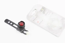 Ліхтар задній 1 діод алюмінієвий, чорний (без батарейок)