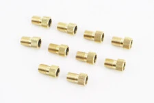 Переходник шланга насоса с резинкой (золотник Schrader AV-Presta FV) 10шт к-кт