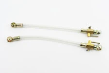 Трубка - шланг паливний L-290mm, к-кт 2шт + кран 2шт