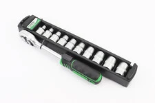 Набір головок торцевих з тріскачкою 1/2" CrV 10шт (8/10/11/12/13/14/15/17/18/19мм) ET-6013