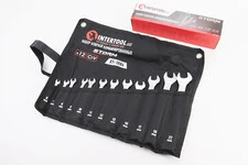 Набір ключів комбінованих 12шт (6/7/8/9/10/11/12/13/14/17/19/22мм) "згорток" DIN3113, STORM XT-1004