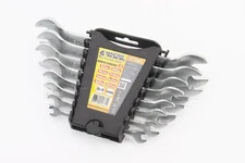 Набір ключів ріжкових 8шт (6х7/8х9/10х11/12х13/14х15/16х17/18х19/20х22мм) "пластиковий тримач" 70-2108