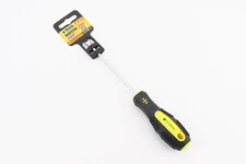 Викрутка магнітна шліцева SL5x125мм ручка з TPR покриттям 48-5512