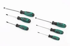Викрутки магнітні HEX набір 6шт PH0х75мм PH1х80мм PH2х100мм SL 4х100мм SL6х125мм SL8х150мм 40-1152