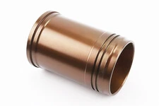 Гільза циліндра R190N (H-160mm, Dпоршня-90mm, Dвінця-108,75mm, Dверх.пояс-104,75mm, Dниж.пояс-103mm), жовта, з насічкою