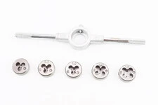 Набір плашок з тримачем d-M4/M5/M6/M8/M10 SD-8019