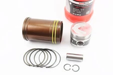 Поршнева R190N к-кт, поршень 90mm STD (форкамера "Підкова") +гільза +манжети, тефлонове покриття