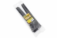 Хомут-стяжка пластикова 3,6x300мм к-кт 100шт, чорний 20-1850