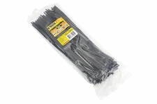 Хомут-стяжка пластикова 4,8x300мм к-кт 100шт, чорний 20-1856