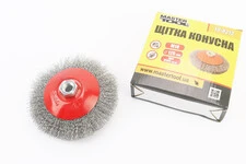 Щітка конусна М14 D-125мм з рифленого дроту 19-8212