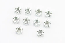 Гайка М6x1 корончаста 8 цб DIN935, к-кт 10шт