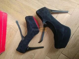 Нові туфлі Crisma 39 розмір лабутени Натуральна шкіра замша