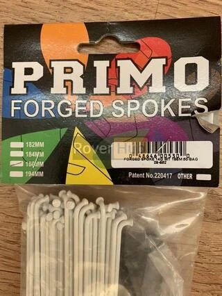 Спиці Primo Forged _184мм_, 36шт, спиць білих