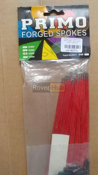 Спиці Primo Forged _182мм_, 36шт, спиць червоних