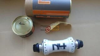 Втулка передня Primo N4 FL flangeless 36 спиць 14мм вісь біла проми bmx бмх