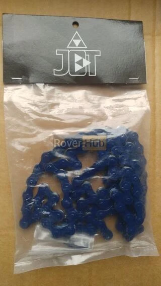 Ланцюг JET BMX 510 chain синій для БМХ одношвидкісний 1/2&times;1/8 захист від іржі міцний для жорсткого катання
