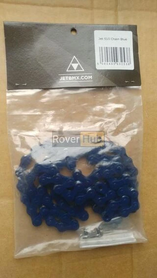 Ланцюг JET BMX 510 chain синій для БМХ одношвидкісний 1/2&times;1/8 захист від іржі міцний для жорсткого катання