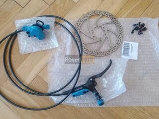 Гальмо дискове Tektro Draco/Auriga disc гідравлічне заднє синє 2100мм гідролінія