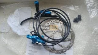 Гальмо дискове Tektro Draco/Auriga disc гідравлічне заднє синє 2100мм гідролінія