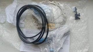 Гальмо дискове Tektro Draco/Auriga disc гідравлічне заднє синє 2100мм гідролінія