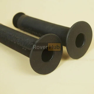 Ручки керма (грипси) для велосипеда BMX Hoffman Bikes із пластиковими барендами (заглушками керма)