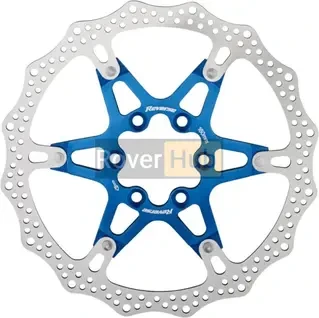 Ротор на пауке Reverse 160mm мтб голубой Реверс