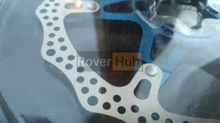 Ротор на пауке Reverse 160mm мтб голубой Реверс