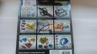 Ротор на пауке Reverse 160mm мтб голубой Реверс