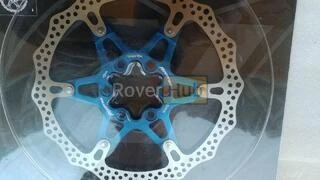 Ротор на пауке Reverse 160mm мтб голубой Реверс