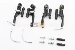 Тормоз Logan V-brake 110мм (2 колеса), алюминиевый, чёрный 935AE