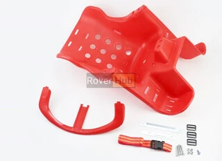 Сидіння для перевезення дітей пластмасове заднє, міцн. на багажник, червоне