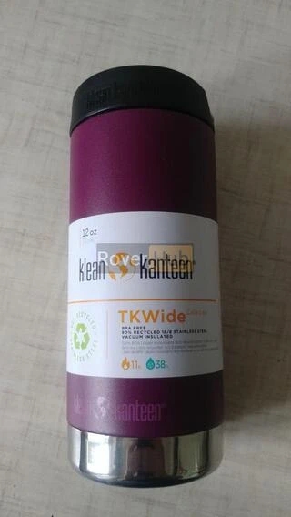 Термопляшка Klean Kanteen TKWide Cafe Cap 12oz термос фіолетовий бутилка термо для води