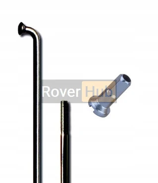 Спиця з ніпелем CnSpoke X17 180мм довжина діаметр 2мм (14G) велосипедна, ніпель 12мм