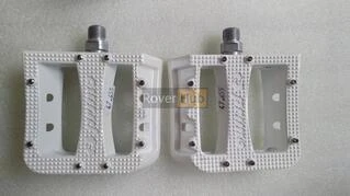 Педалі магнієві Primo Stricker (19-186) magnesium platform , Cr-Mo ось,білі